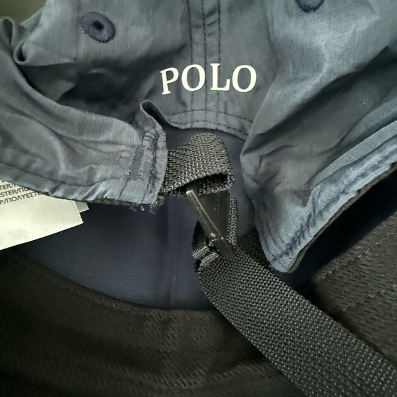 Polo Ralph Lauren Blue Tech Hat Polyester Adjustable One Size - Picture 2 of 3